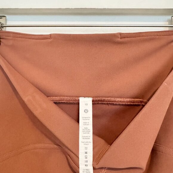 Lululemon 25" InStill High Rise Athletic Leggings Tight Ancient Copper Size 10 - Picture 7 of 9